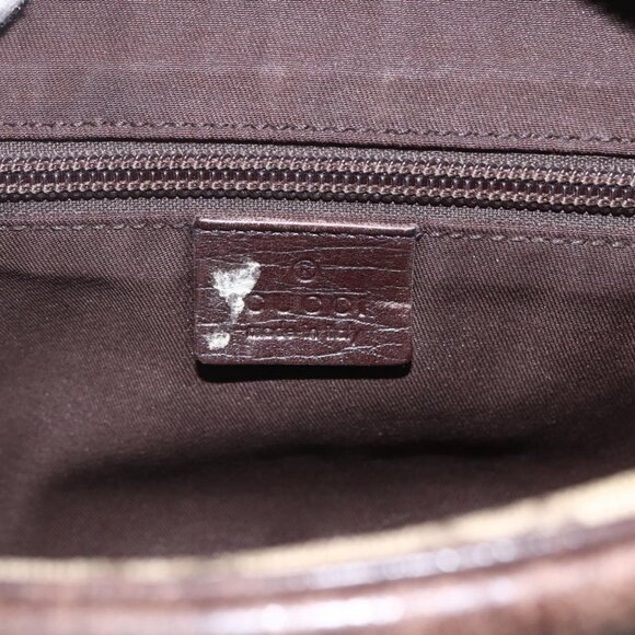 Authentic GUCCI GG Supreme Shoulder Bag PVC Beige Silver 114291 - Picture 7 of 16